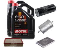 FEBI BILSTEIN Controllo Set 10L Motul 8100 X-Clean+ 5W30 Per Audi A6 Avant