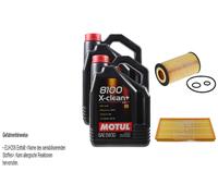 FEBI BILSTEIN Controllo set 10L Motul 8100 X-clean + 5W30 per Mercedes-Benz