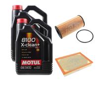 FEBI BILSTEIN Controllo Set 10L Motul 8100 X-Clean+ 5W30 Per Nissan