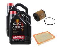 FEBI BILSTEIN Controllo Set 10L Motul 8100 X-Clean+ 5W30 Per Nissan