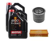 FEBI BILSTEIN Controllo Set 10L Motul 8100 X-Clean+ 5W30 Per Nissan NP300