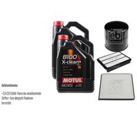FEBI BILSTEIN Controllo set 10L Motul 8100 X-clean + 5W30 per Toyota Land