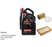 Febi BILSTEIN Controllo Set 10L Motul 8100 x-Pulire+5W30 per BMW 7er