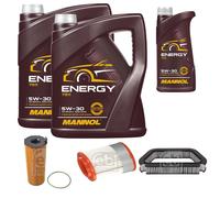 FEBI BILSTEIN Controllo Set 11 L MANNOL Energy 5W-30 per Audi A8 3.0 TDI