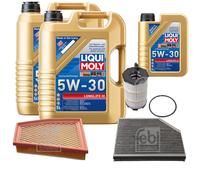 FEBI BILSTEIN Controllo Set 11L Liqui Moly 5W30 Longlife3 Per Audi A5 8T3