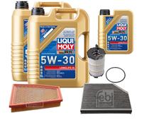 FEBI BILSTEIN Controllo Set 11L Liqui Moly 5W30 Longlife3 Per Audi A5 8T3