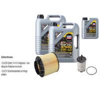 FEBI BILSTEIN Controllo Set 11L LIQUI MOLY TOP TEC 4100 5W-40 Per Audi A5 8T3