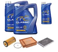 FEBI BILSTEIN Controllo Set 11L MANNOL Classic 10W-40 Per Audi A4 Avant 8E5