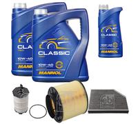 FEBI BILSTEIN Controllo Set 11L MANNOL Classic 10W-40 Per Audi A5 8T3 S5