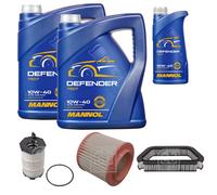 FEBI BILSTEIN Controllo Set 11L MANNOL Defender 10W-40 Per Audi A8 4E S8