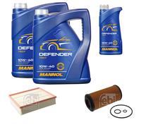 FEBI BILSTEIN Controllo Set 11L MANNOL Defender 10W-40 Per Mercedes-Benz