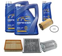 FEBI BILSTEIN Controllo Set 11L MANNOL Defender 10W-40 Per Mercedes-Benz
