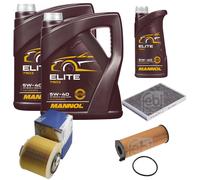 Febi BILSTEIN Controllo Set 11L mannol Elite 5W-40 per Audi A6 Allroad