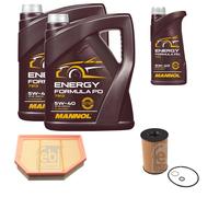 FEBI BILSTEIN Controllo Set 11L MANNOL Energy Formula PD 5W-40 Per BMW 5er