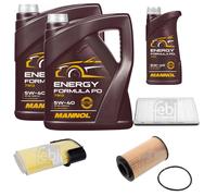 FEBI BILSTEIN Controllo Set 11L MANNOL Energy Formula PD 5W-40 Per Porsche