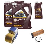 FEBI BILSTEIN Controllo Set 11L MANNOL LONGLIFE 504/507 5W-30 Per Audi A6
