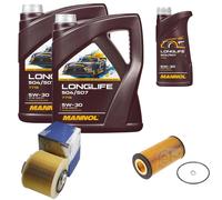 FEBI BILSTEIN Controllo Set 11L MANNOL LONGLIFE 504/507 5W-30 Per Audi A6