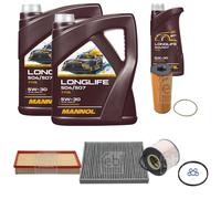 FEBI BILSTEIN Controllo set 11L MANNOL Longlife 504/507 5W-30 per VW Touareg