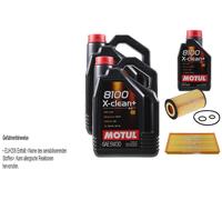 FEBI BILSTEIN Controllo set 11L Motul 8100 X-clean + 5W30 per Mercedes-Benz