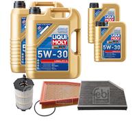 FEBI BILSTEIN Controllo Set 12L Liqui Moly 5W30 Longlife3 Per Audi A5 8T3