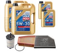 FEBI BILSTEIN Controllo Set 12L Liqui Moly 5W30 Longlife3 Per Audi A5 8T3