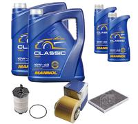 Febi BILSTEIN Controllo Set 12L mannol Classic 10W-40 per Audi A6
