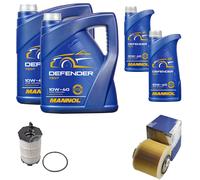 FEBI BILSTEIN Controllo Set 12L MANNOL Defender 10W-40 Per Audi A6 Allroad