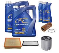 FEBI BILSTEIN Controllo Set 12L MANNOL Defender 10W-40 Per Mercedes-Benz