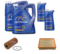 FEBI BILSTEIN Controllo Set 12L MANNOL Defender 10W-40 Per Mercedes-Benz