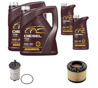 FEBI BILSTEIN Controllo Set 12L MANNOL Diesel TDI 5W-30 Per Audi A6 Avant