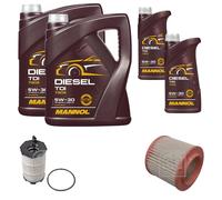 FEBI BILSTEIN Controllo Set 12L MANNOL Diesel TDI 5W-30 Per Audi A8 4E S8