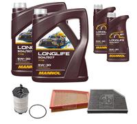 FEBI BILSTEIN Controllo Set 12L MANNOL LONGLIFE 504/507 5W-30 Per Audi A5