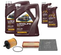 FEBI BILSTEIN Controllo set 12L MANNOL Longlife 504/507 5W-30 per VW Touareg