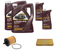 FEBI BILSTEIN Controllo Set 12L MANNOL LONGLIFE 504/507 5W-30 Per VW Touareg