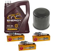 FEBI BILSTEIN Controllo Set 5 L MANNOL Energy 5W-30 Candele per Chevrolet