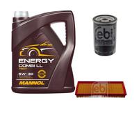 FEBI BILSTEIN Controllo Set 5 L MANNOL Energy Combi LL 5W-30 per VW Golf II