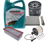 FEBI BILSTEIN Controllo Set 5L ADDINOL GIGA LIGHT MV 0530 LL Per Dacia Duster