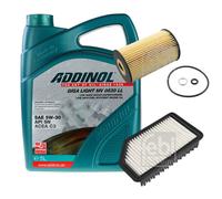 FEBI BILSTEIN Controllo Set 5L ADDINOL GIGA LIGHT MV 0530 LL Per KIA Rio III