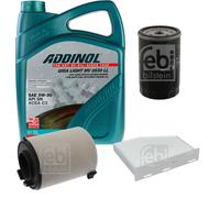 FEBI BILSTEIN Controllo Set 5L ADDINOL GIGA LIGHT MV 0530 LL Per VW Golf V