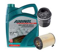 FEBI BILSTEIN Controllo Set 5L ADDINOL GIGA LIGHT MV 0530 LL Per VW Golf V