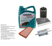 FEBI BILSTEIN Controllo set 5L ADDINOL SUPER LEGGERO 0540 per Audi TT