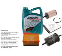 FEBI BILSTEIN Controllo set 5L ADDINOL SUPER LEGGERO 0540 per Citroën Xsara