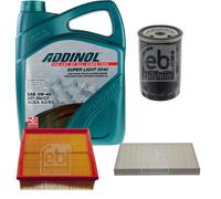 FEBI BILSTEIN Controllo Set 5L ADDINOL SUPER LIGHT 0540 Per Audi 100