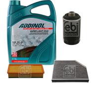 FEBI BILSTEIN Controllo Set 5L ADDINOL SUPER LIGHT 0540 Per Audi A4 Avant