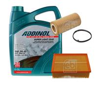 FEBI BILSTEIN Controllo Set 5L ADDINOL SUPER LIGHT 0540 Per Audi A4 Cabriolet