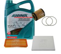 FEBI BILSTEIN Controllo Set 5L ADDINOL SUPER LIGHT 0540 Per Fiat Grande Punto