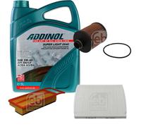FEBI BILSTEIN Controllo Set 5L ADDINOL SUPER LIGHT 0540 Per Fiat Panda