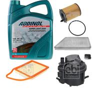 FEBI BILSTEIN Controllo Set 5L ADDINOL SUPER LIGHT 0540 Per Peugeot 206+