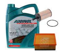 FEBI BILSTEIN Controllo Set 5L ADDINOL SUPER LIGHT 0540 Per Peugeot 206 CC