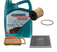 FEBI BILSTEIN Controllo Set 5L ADDINOL SUPER LIGHT 0540 Per Peugeot 407 SW